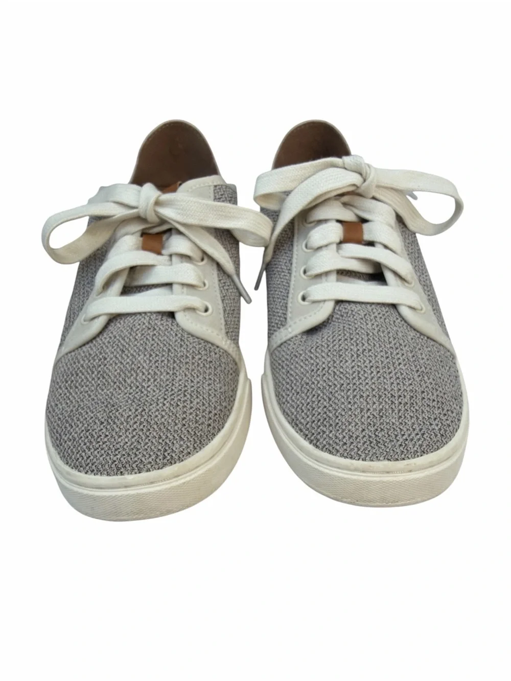 Olukai Pehuea Li Sneaker Women’s Size 8.5 Gray Knit Slip-On Shoes